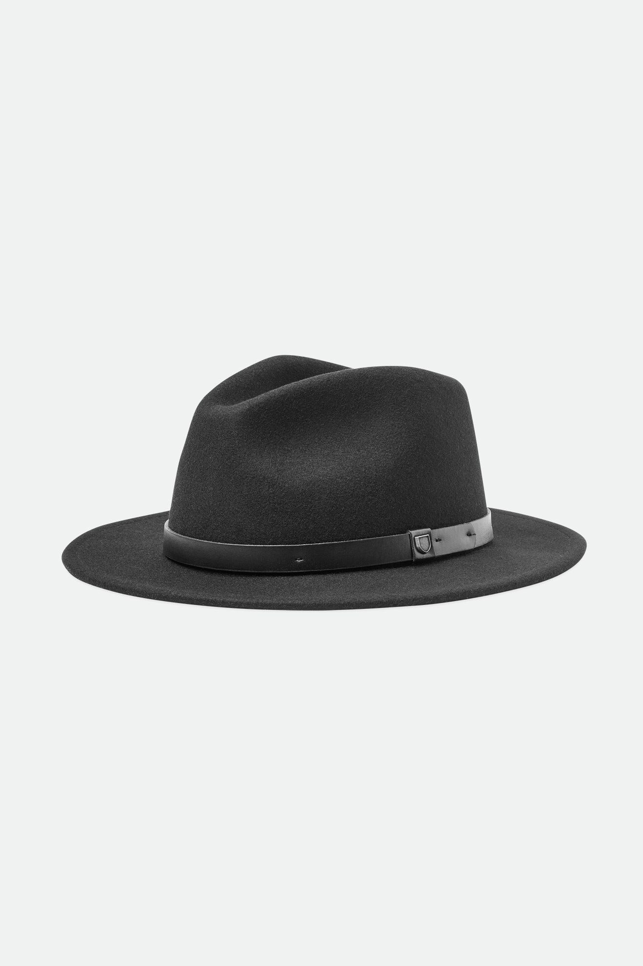 Dámské Fedoras Brixton Messer Fedora Černé | CYQ574026