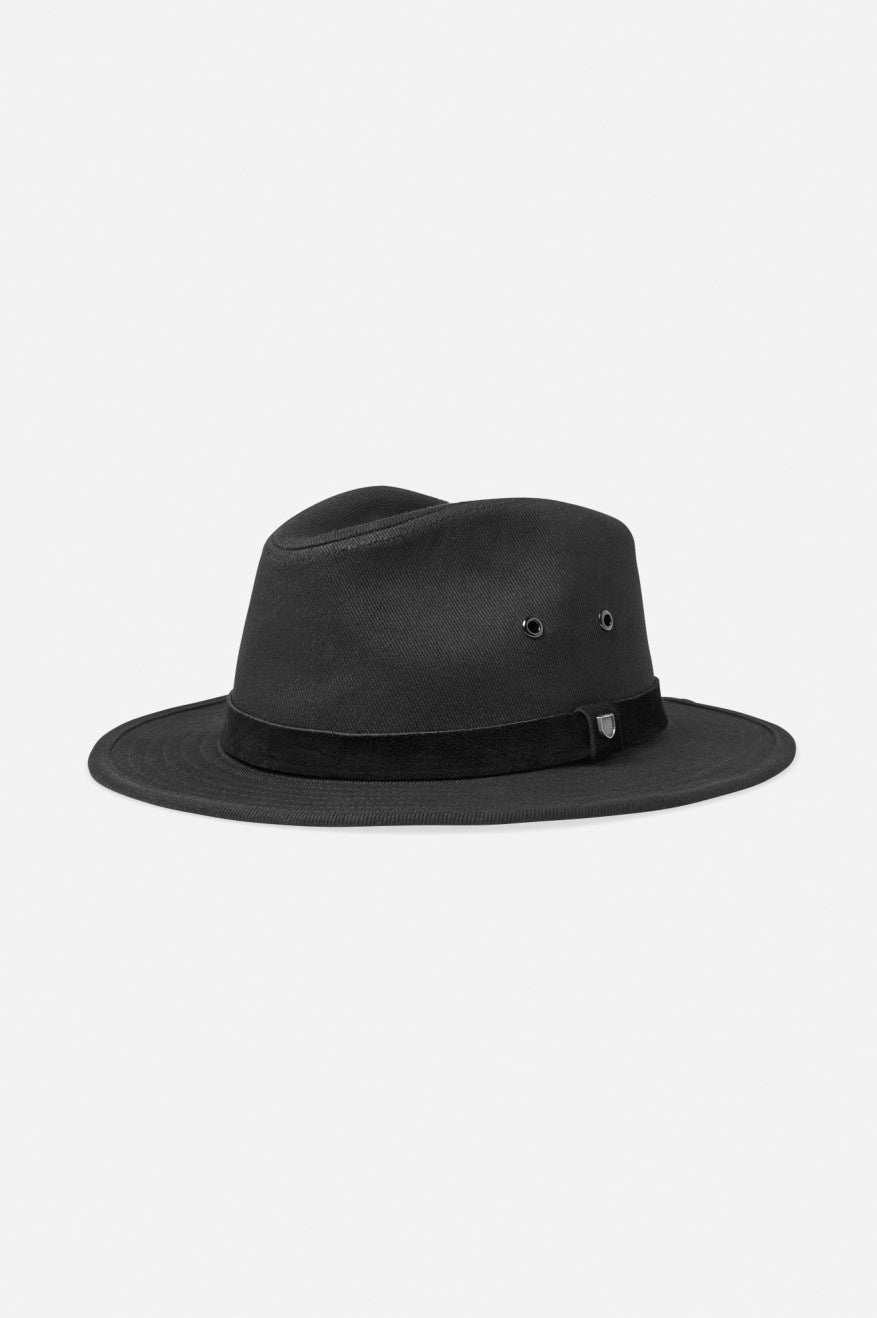 Dámské Fedoras Brixton Messer Utility Adventure Fedora Černé | GXN760241