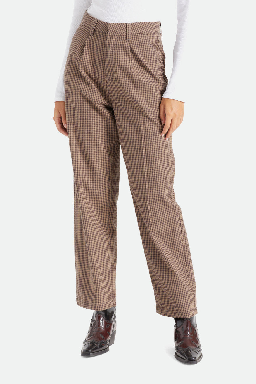 Dámské Kalhoty Brixton Victory Trouser Tmavě Zelene | OGS384210