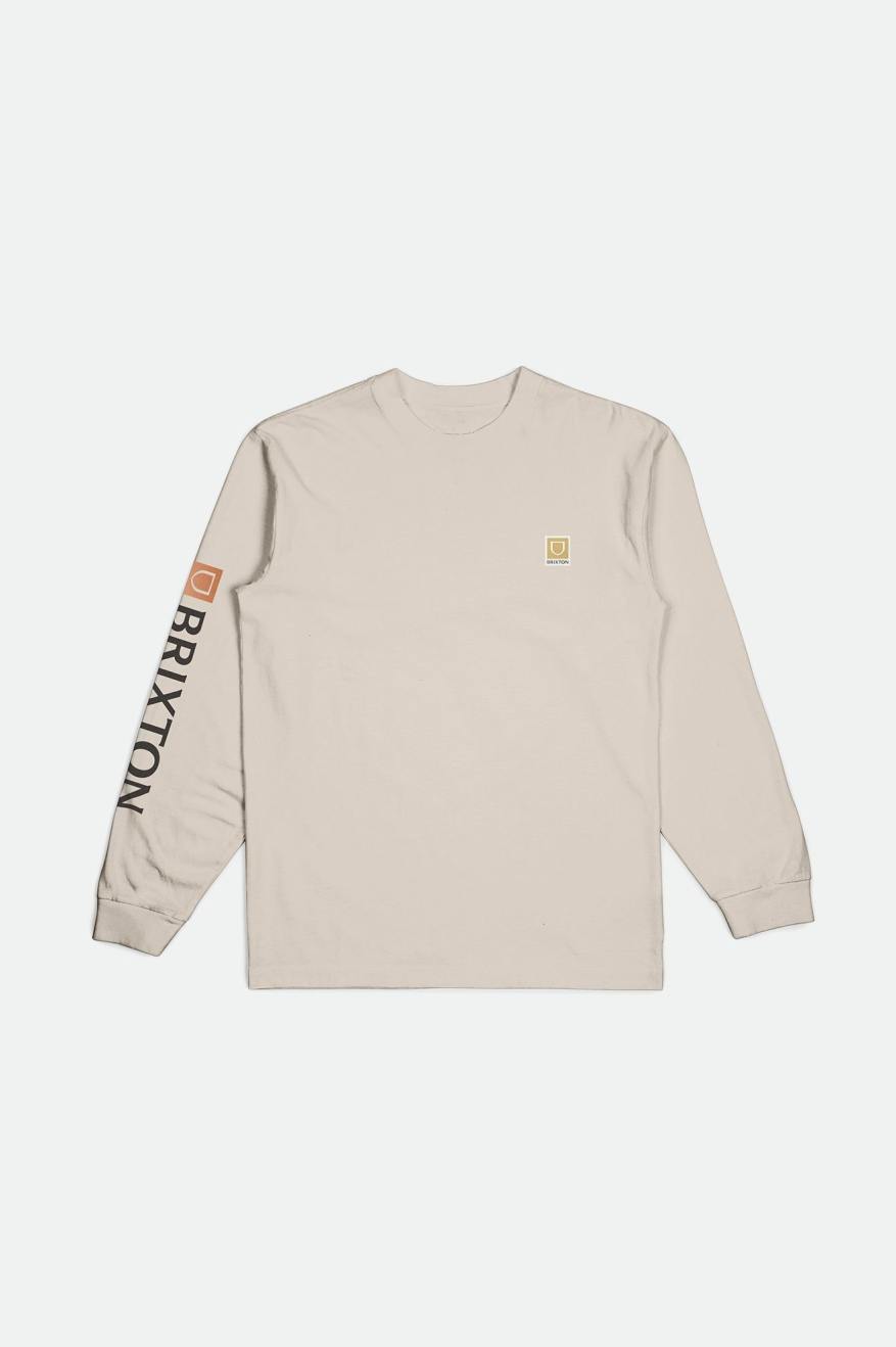 Pánské Topy Brixton Beta II L/S Standard Krém | LXC958176