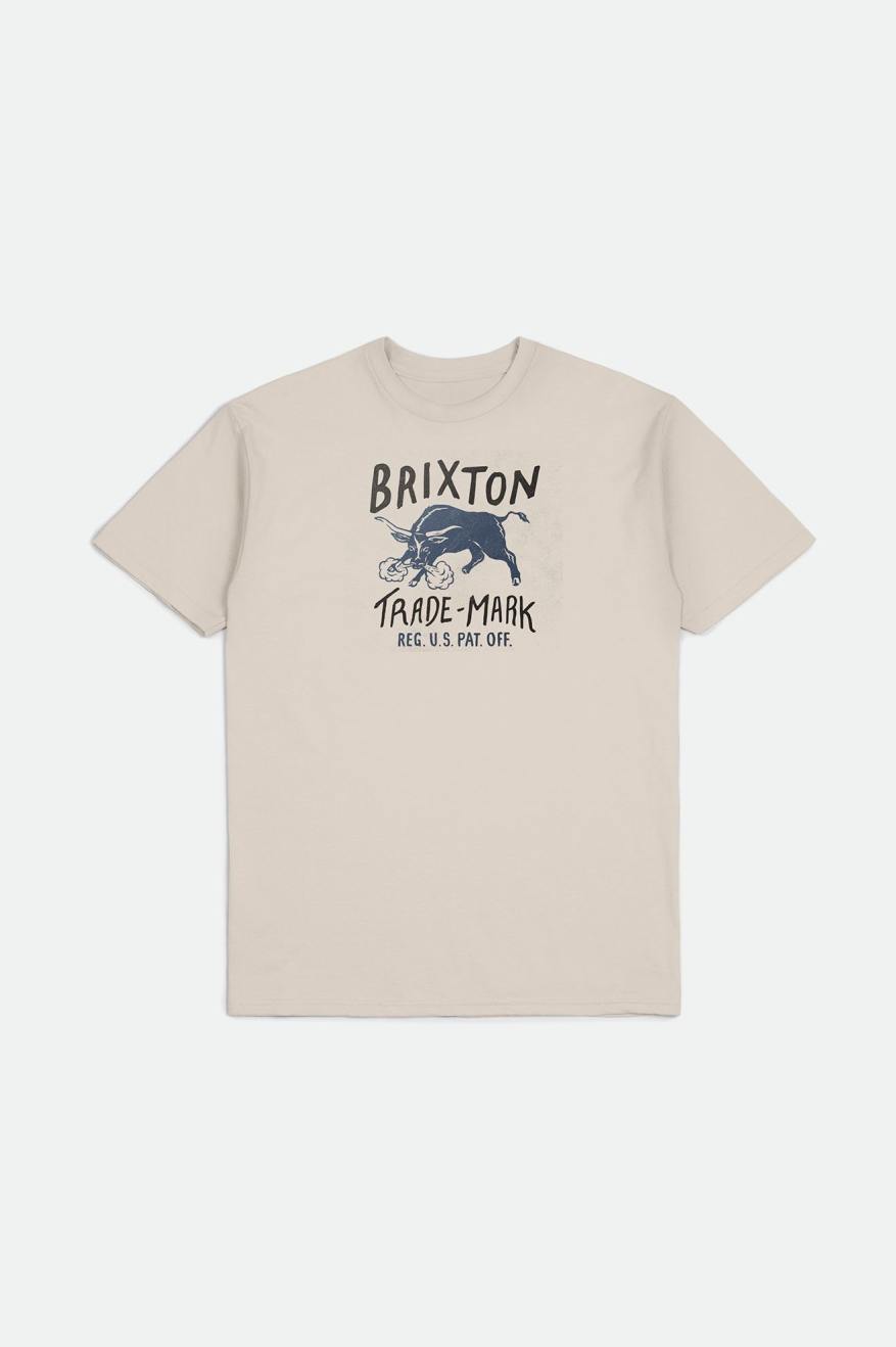 Pánské Topy Brixton Roxboro S/S Standard Krém | LWH705864