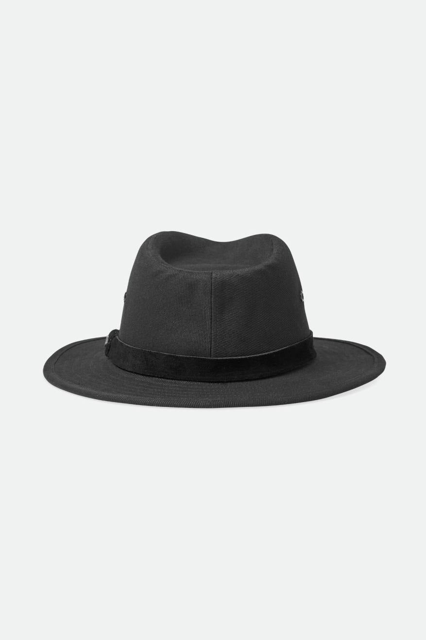 Dámské Fedoras Brixton Messer Utility Adventure Fedora Černé | GXN760241