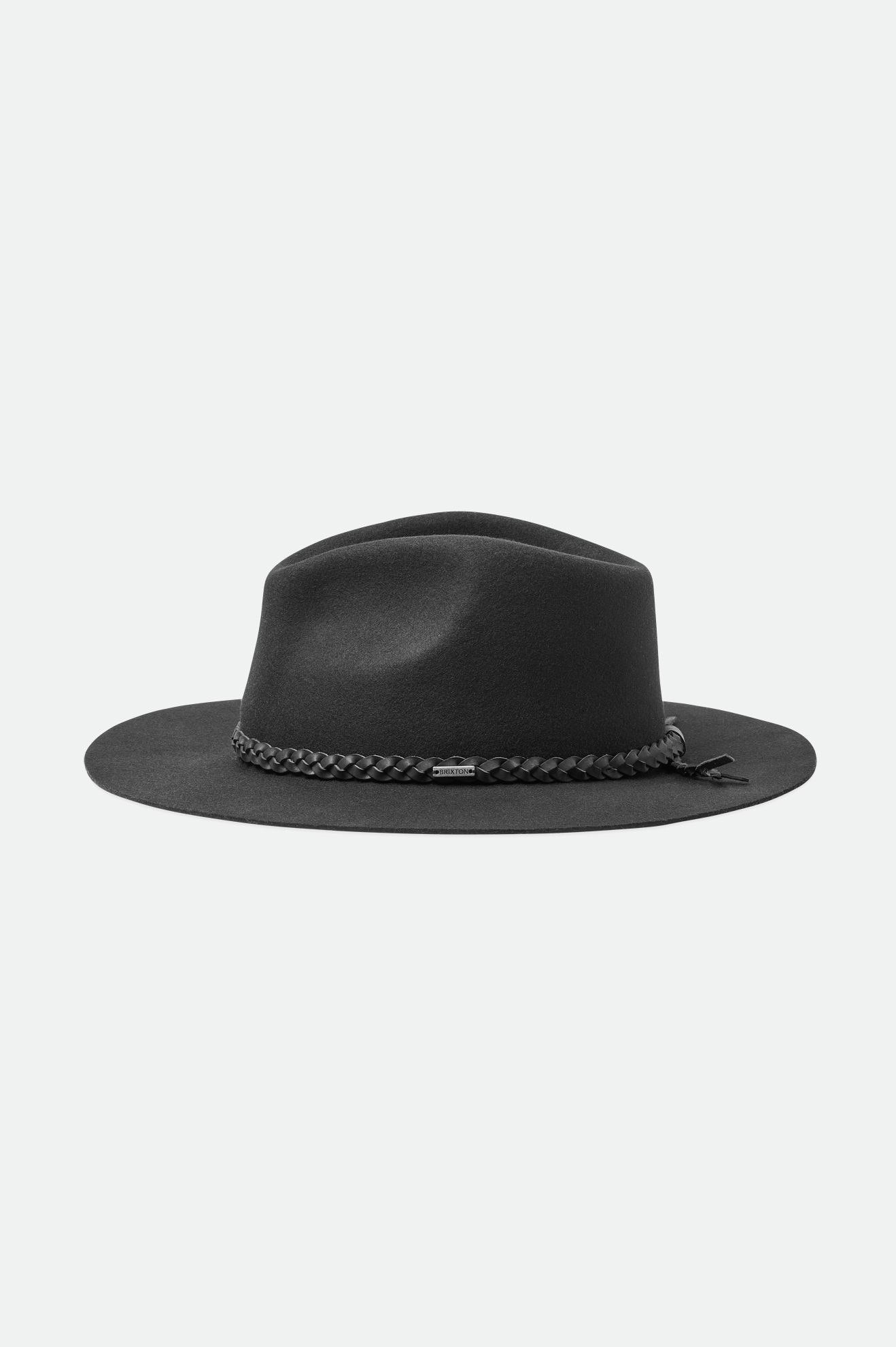 Dámské Fedoras Brixton Messer Western Fedora Černé | DJT516304