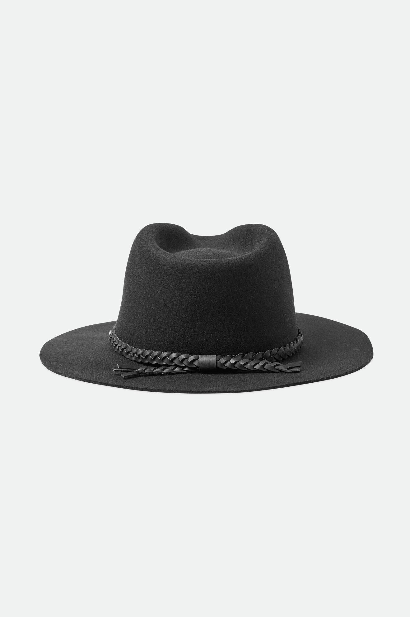 Dámské Fedoras Brixton Messer Western Fedora Černé | DJT516304