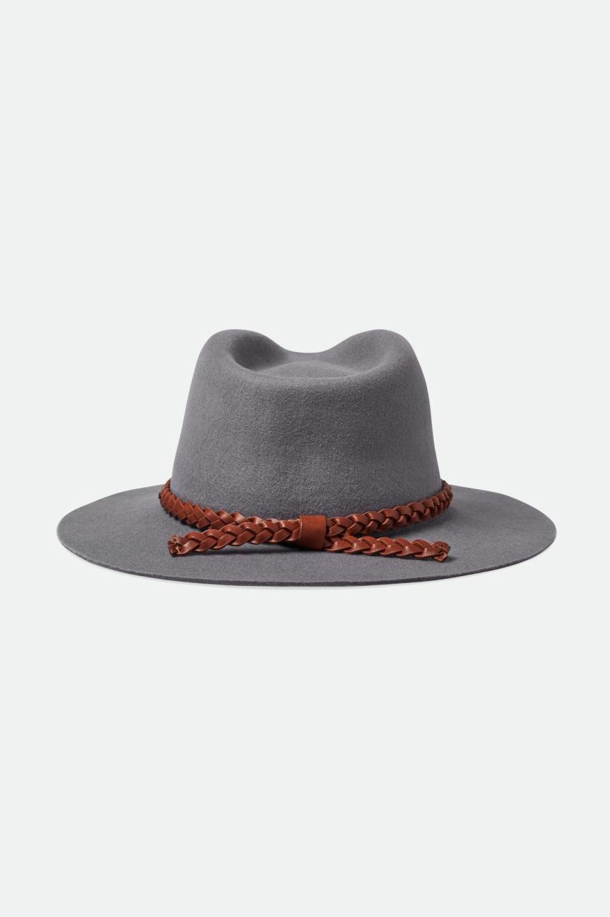 Dámské Fedoras Brixton Messer Western Fedora Šedé | HXK275104