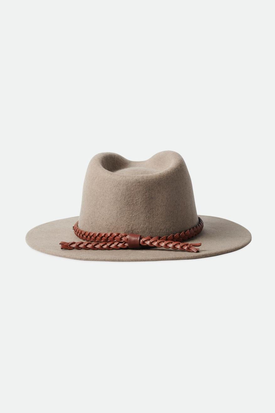 Dámské Fedoras Brixton Messer Western Fedora Béžový | KWM519364