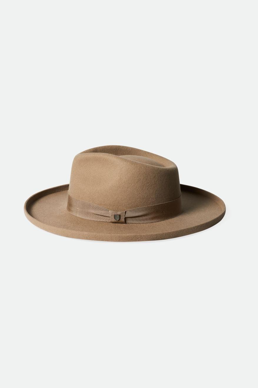 Dámské Fedoras Brixton Victoria Felt Fedora Hnědé | CKQ065974