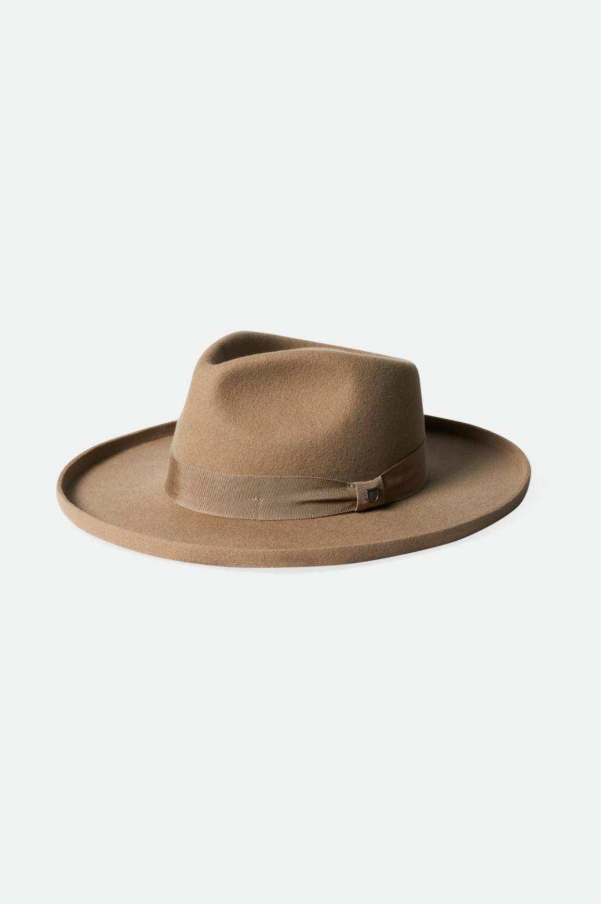 Dámské Fedoras Brixton Victoria Felt Fedora Hnědé | CKQ065974