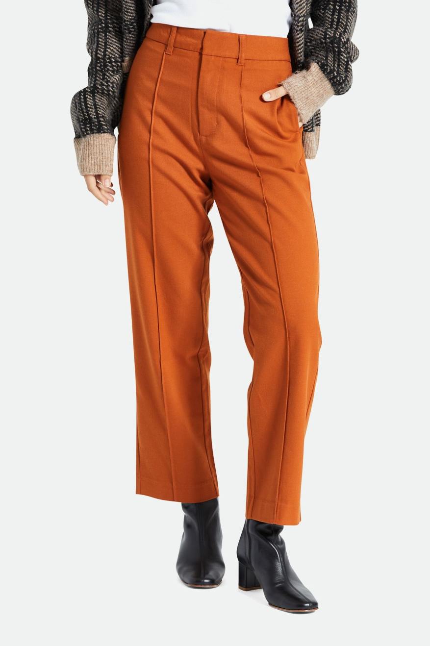 Dámské Kalhoty Brixton Retro Trouser Oranžové | HKY896451