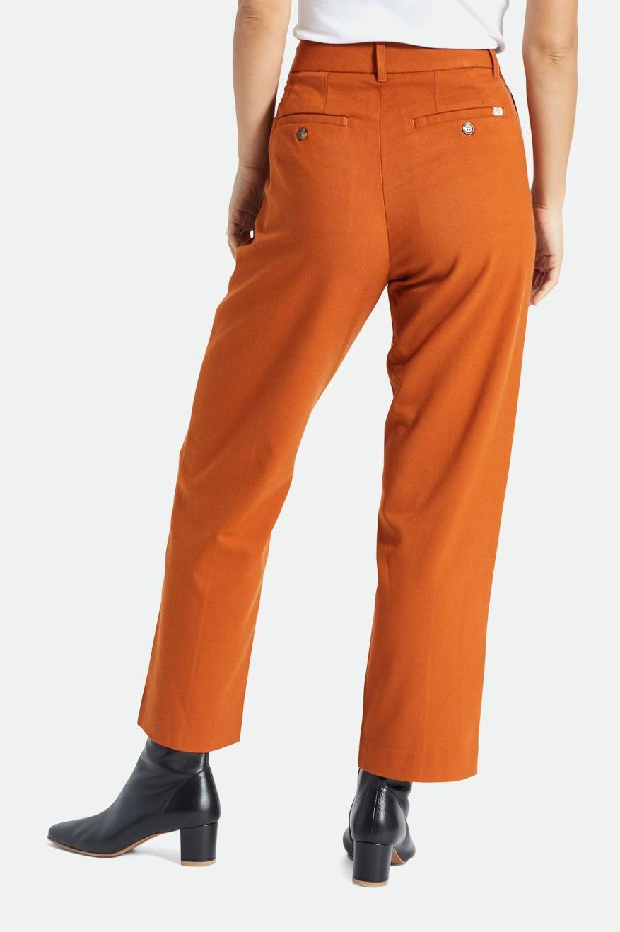 Dámské Kalhoty Brixton Retro Trouser Oranžové | HKY896451