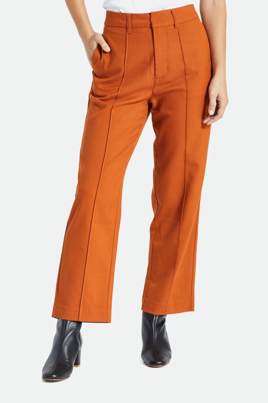 Dámské Kalhoty Brixton Retro Trouser Oranžové | HKY896451