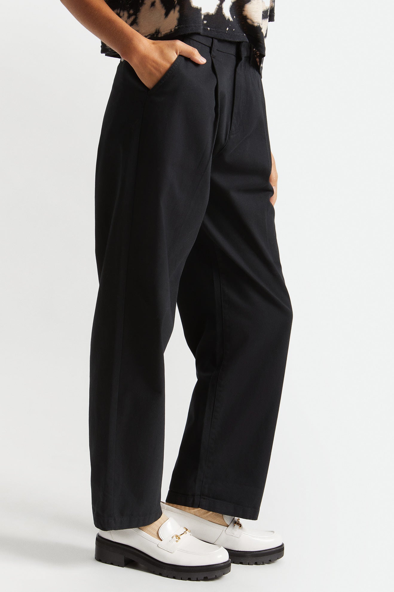 Dámské Kalhoty Brixton Victory Trouser Černé | JGC184372