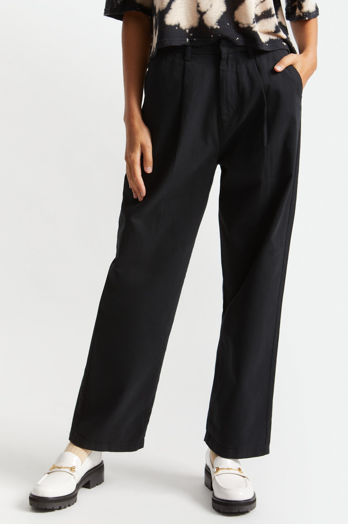 Dámské Kalhoty Brixton Victory Trouser Černé | JGC184372