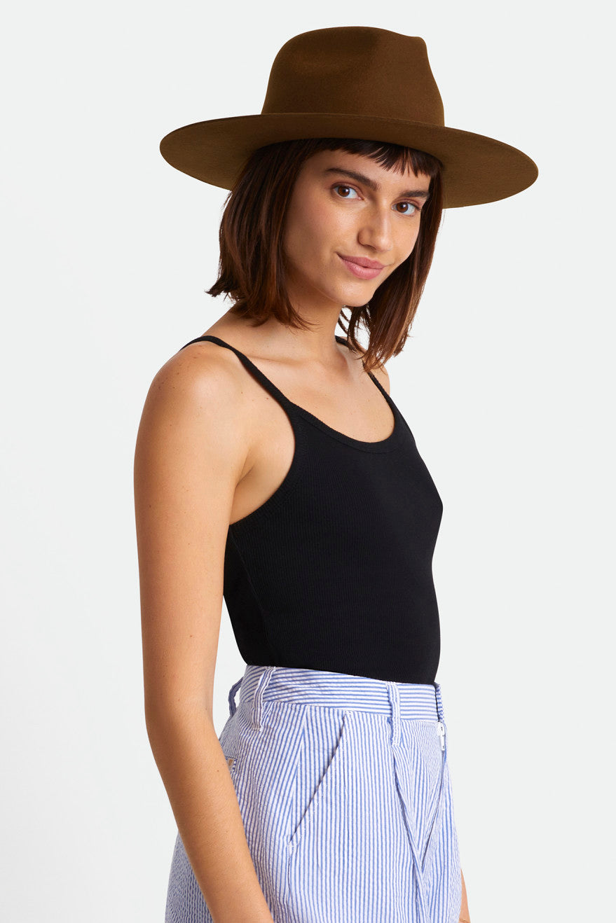 Dámské Klobouky Brixton Cohen Cowboy Hat Káva | GCP805196