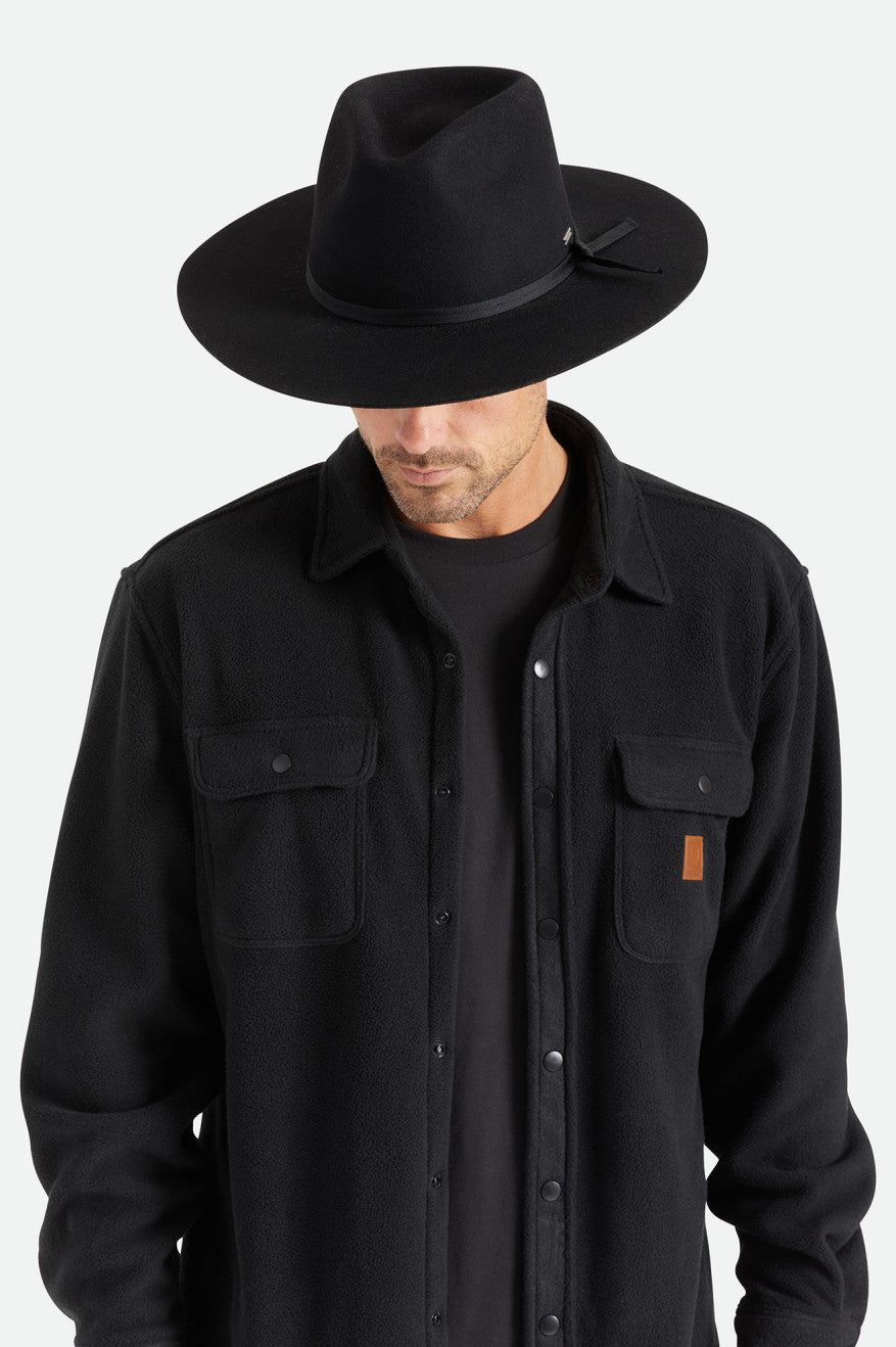 Dámské Klobouky Brixton Cohen Cowboy Hat Černé | OFM452987