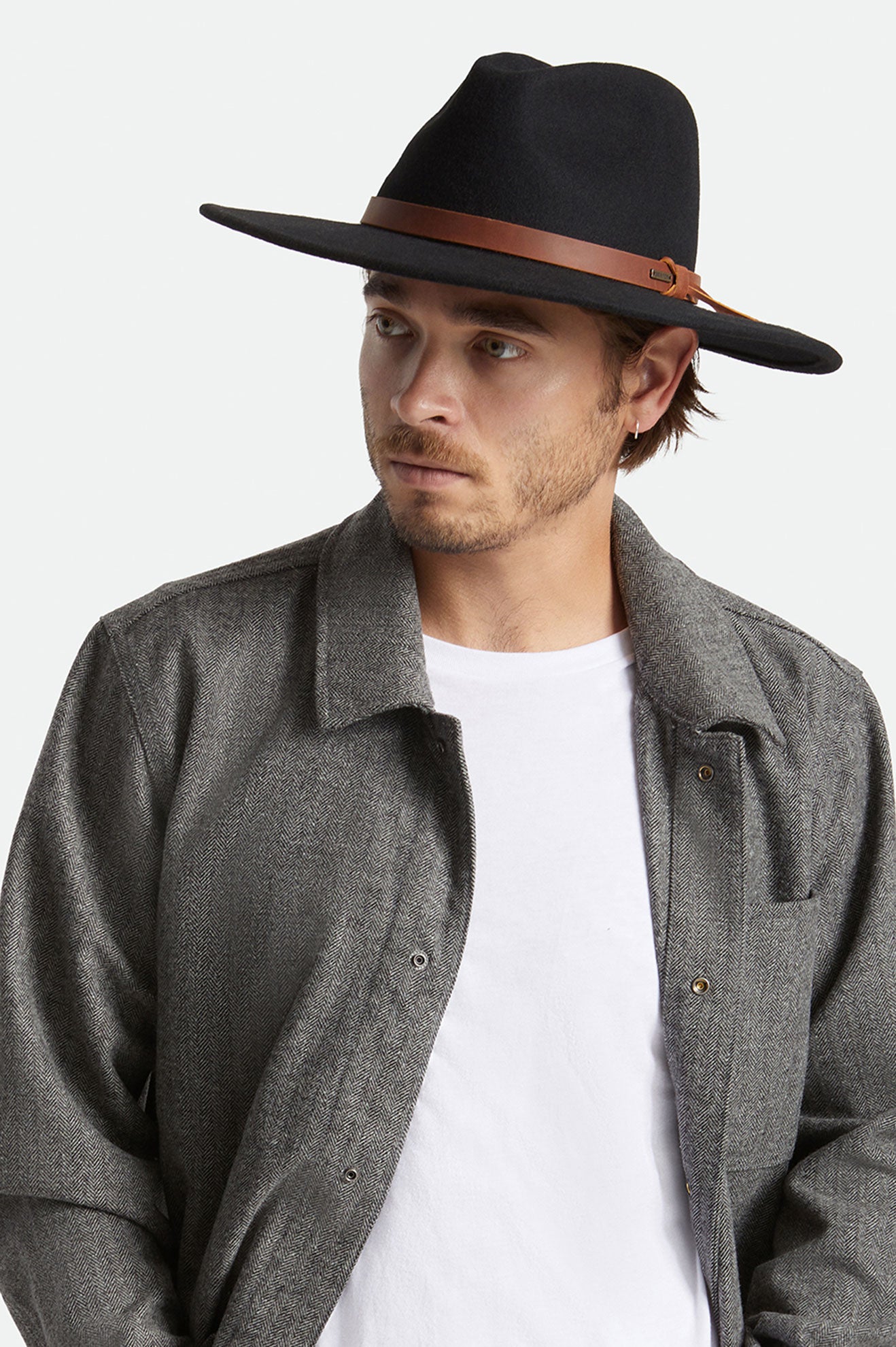 Dámské Klobouky Brixton Field Proper Hat Černé | LTV403682