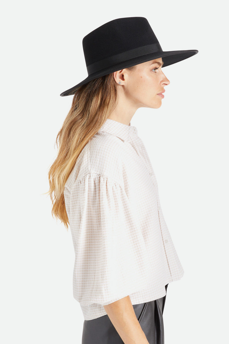 Dámské Klobouky Brixton Jo Rancher Hat Černé | JTK523896