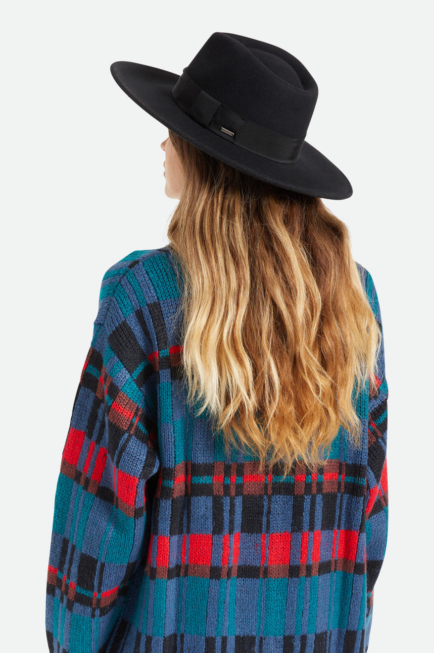 Dámské Klobouky Brixton Joanna Felt Hat Černé | MNO802763