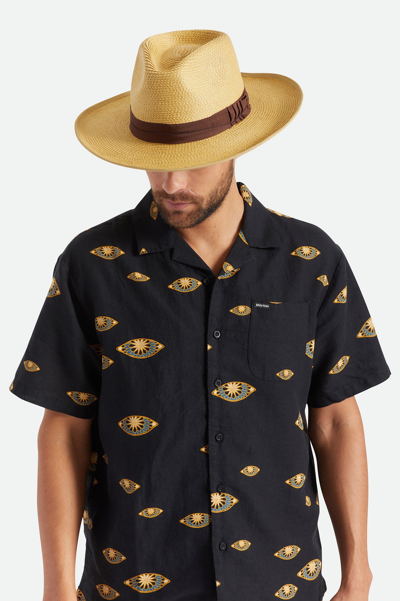 Dámské Klobouky Brixton Reno Straw Hat Hnědé | ESR072519