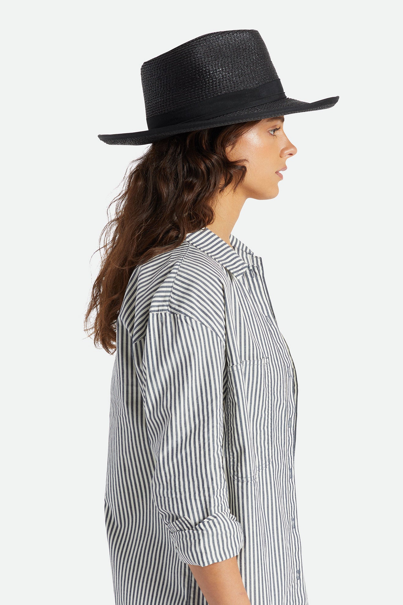 Dámské Klobouky Brixton Reno Straw Hat Černé | XAK872501