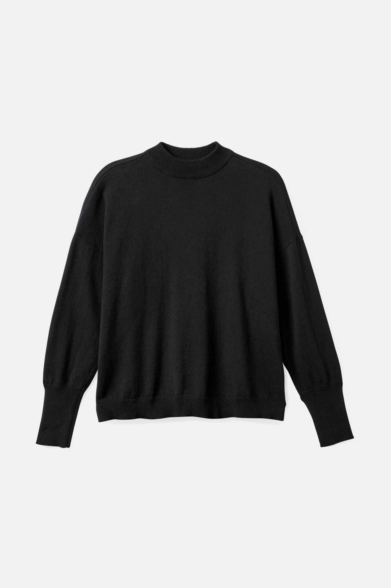 Dámské Topy Brixton Reserve Oversized Cashmere Svetrové Černé | ZQG325419