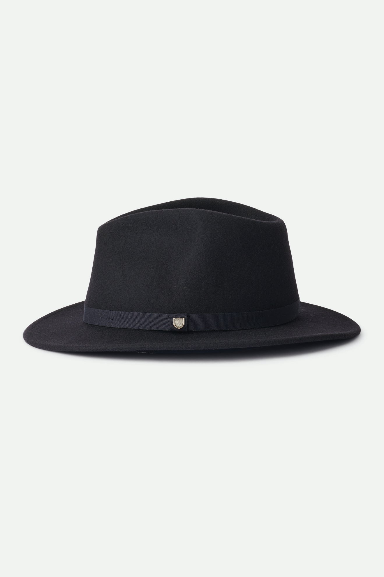 Pánské Fedoras Brixton Messer Packable Černé | NLQ405716