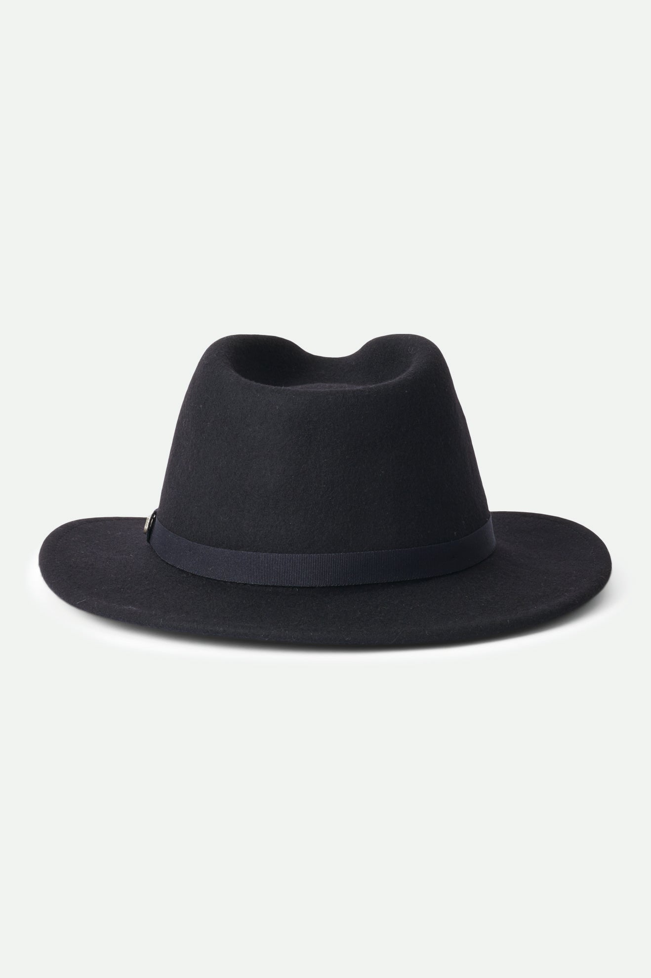 Pánské Fedoras Brixton Messer Packable Černé | NLQ405716