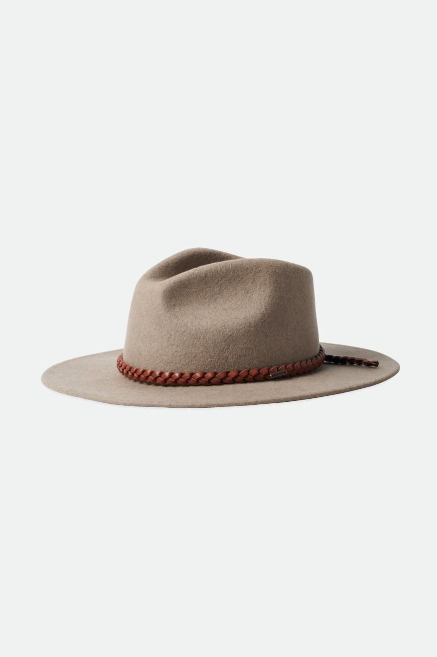 Pánské Fedoras Brixton Messer Western Béžový | GDW320964