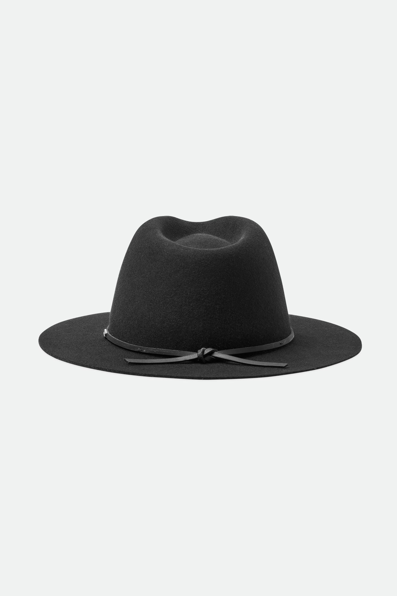 Pánské Fedoras Brixton Wesley Černé | EHP972085