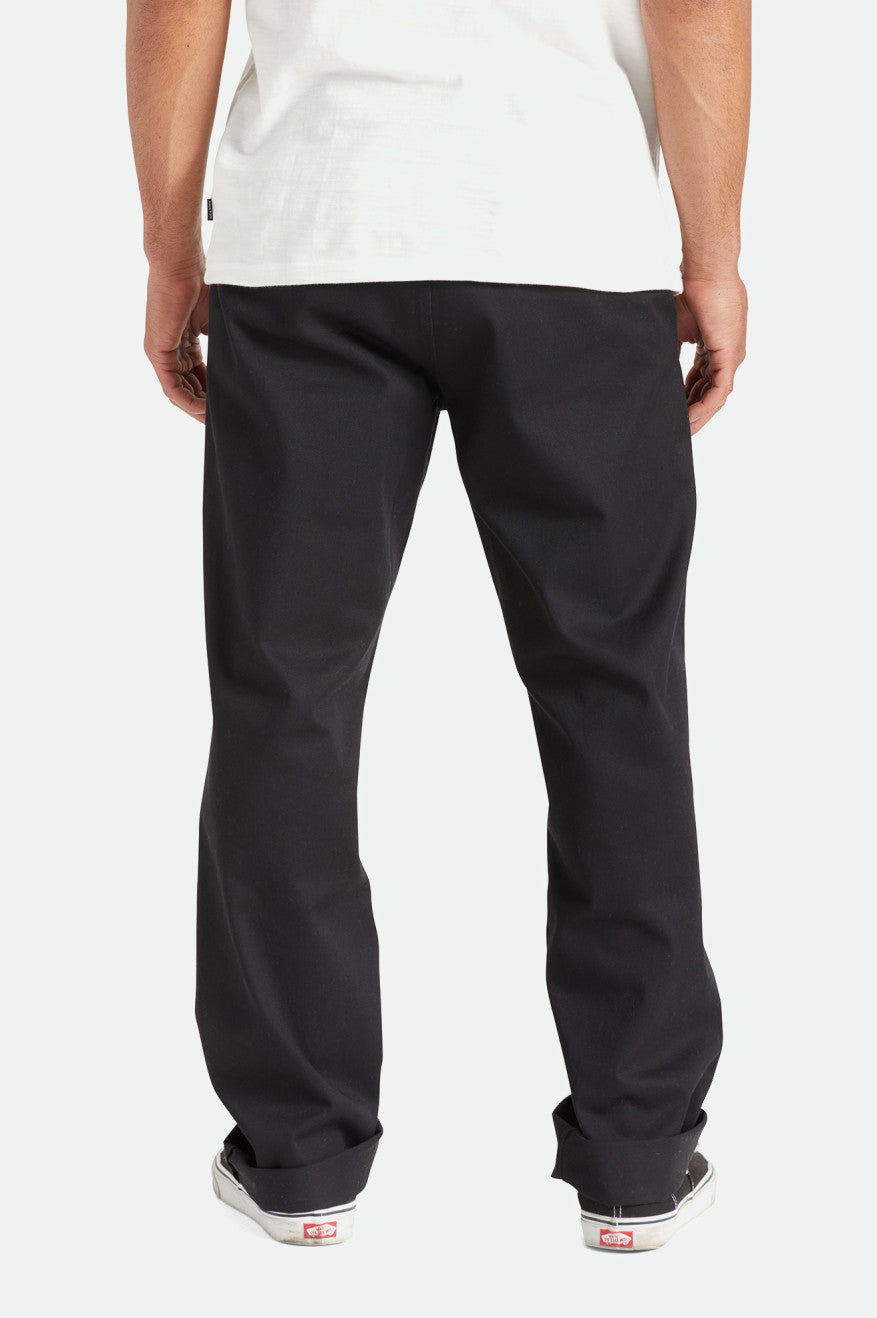 Pánské Kalhoty Brixton Choice Chino Relaxed Černé | IUW620814