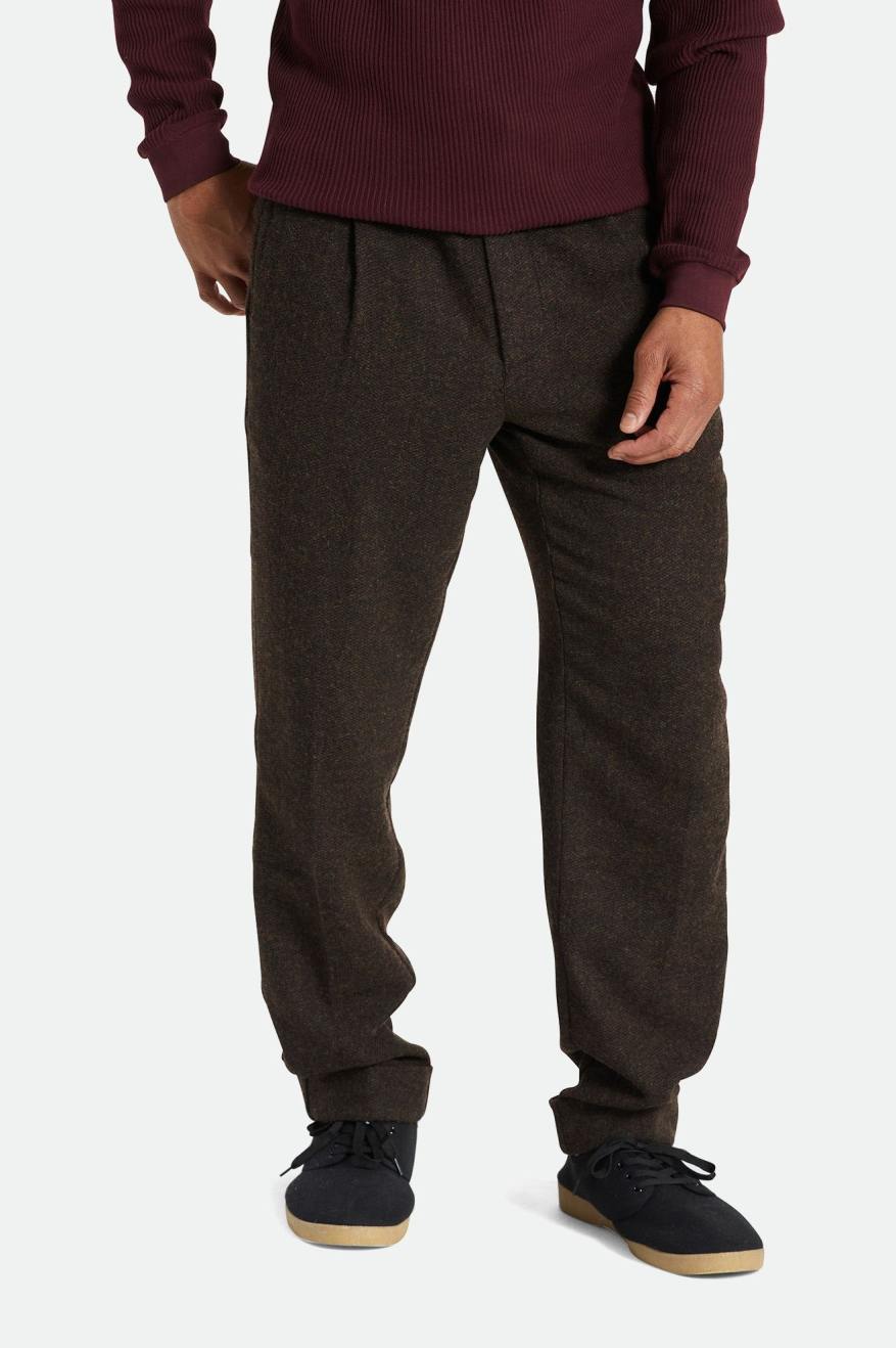 Pánské Kalhoty Brixton Regent Reserve Trouser Hnědé | SZB194275