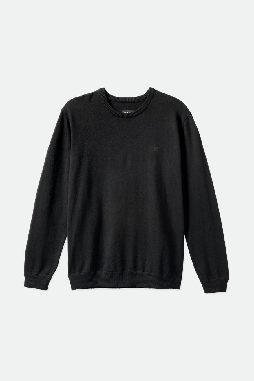 Pánské Knitwear Brixton Reserve Cashmere Svetrové Černé | QAW564729