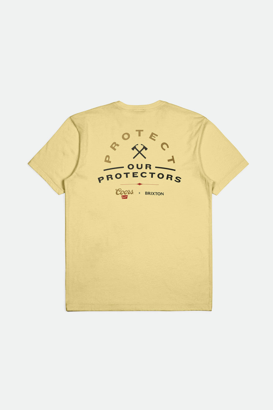 Pánské Topy Brixton Coors Protector II S/S Tailored Žluté | COX876129