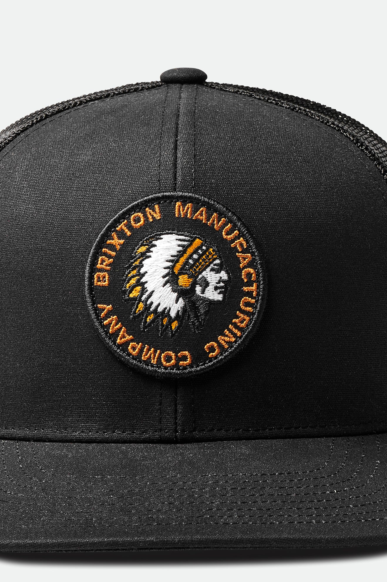 Pánské Čepice Brixton Rival Stamp NetPlus MP Trucker Hat Černé | TRQ217589