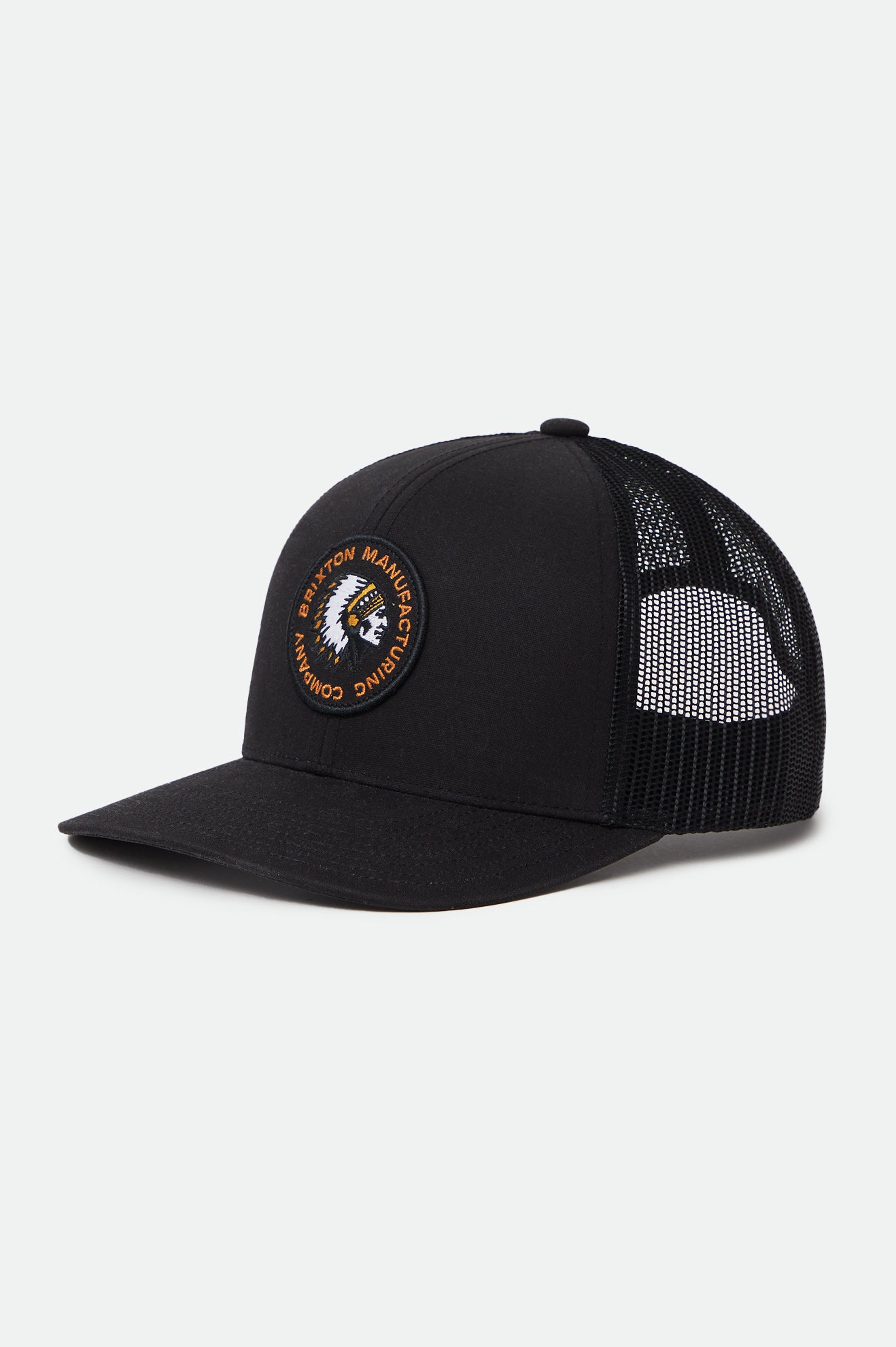 Pánské Čepice Brixton Rival Stamp NetPlus MP Trucker Hat Černé | TRQ217589