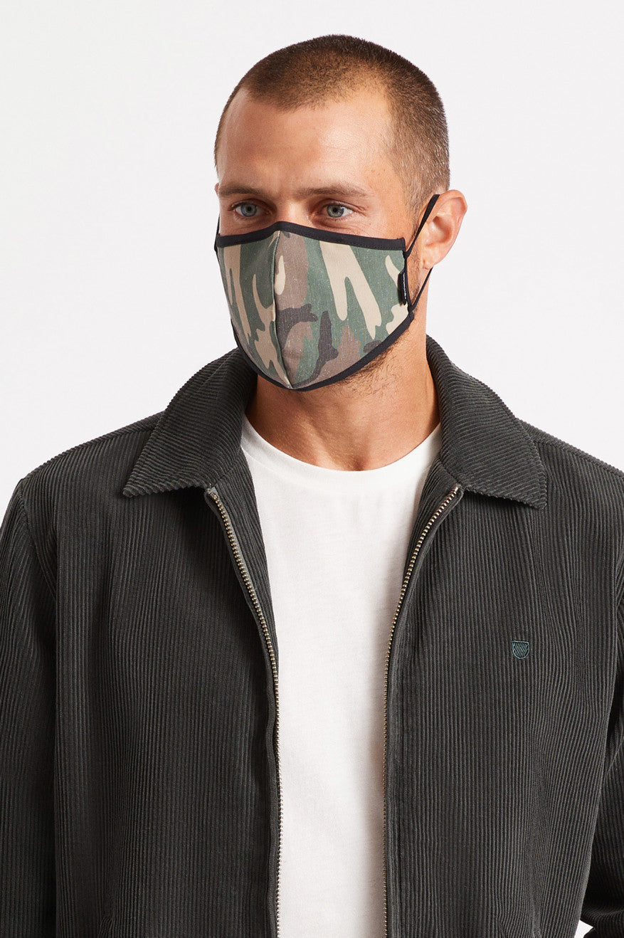 Unisex Maska Brixton Antimicrobial 4-Way Stretch Maskáčové | WUS460879