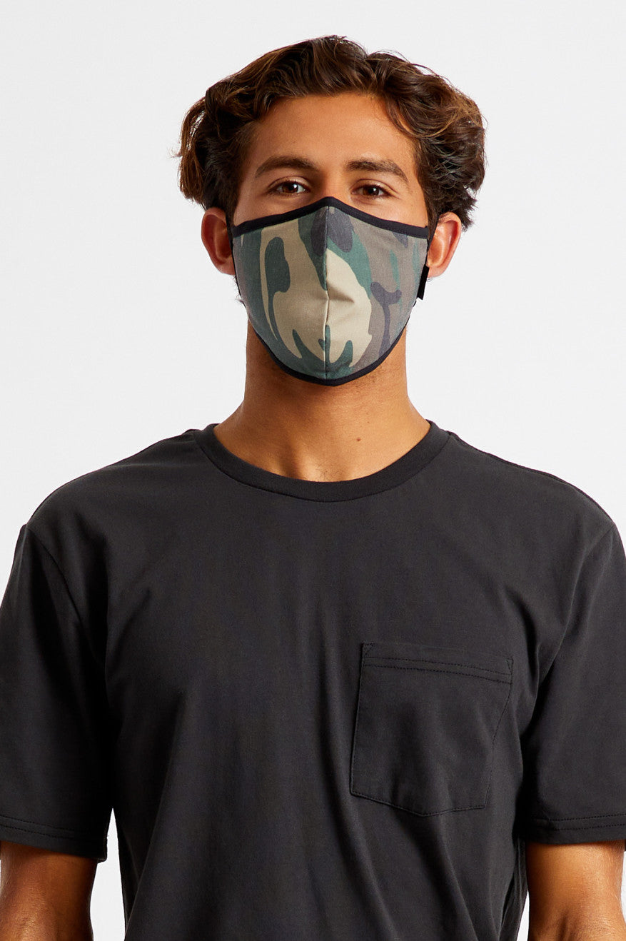 Unisex Maska Brixton Antimicrobial 4-Way Stretch Maskáčové | WUS460879