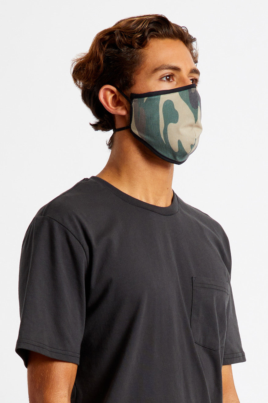 Unisex Maska Brixton Antimicrobial 4-Way Stretch Maskáčové | WUS460879