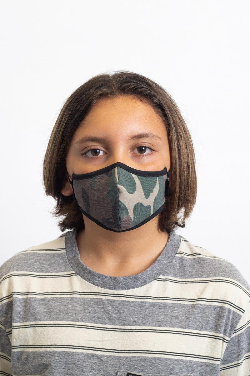 Unisex Maska Brixton Youth Antimicrobial Maskáčové | JYW730425